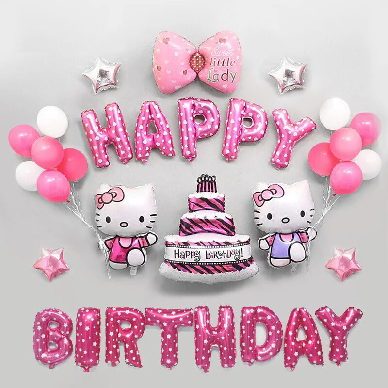 Cute Sanrio Hello Kitty Party Balloon Set - Image 5