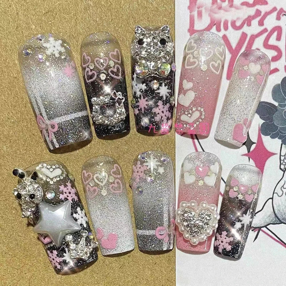 Sanrio Hello Kitty Y2K Handmade 3D Press-On Nails - Image 9