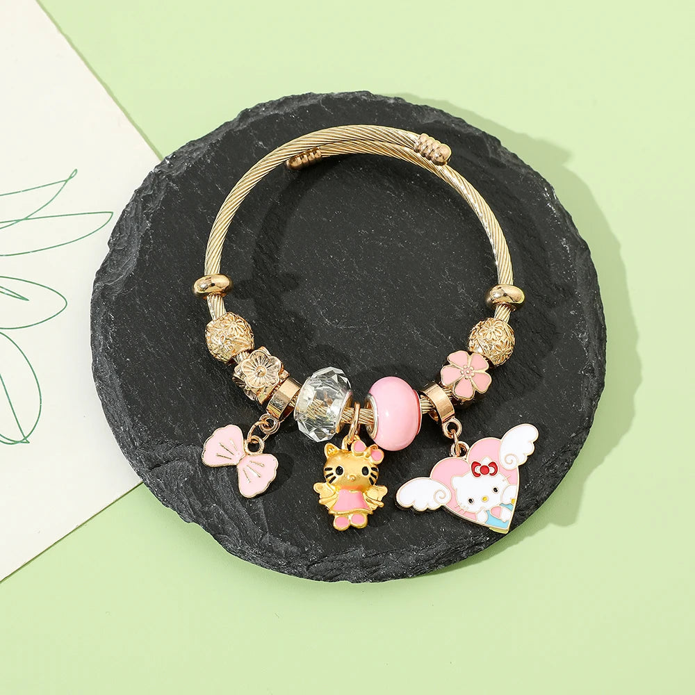 Sanrio Angel Hello Kitty Charms Bracelet - Image 3
