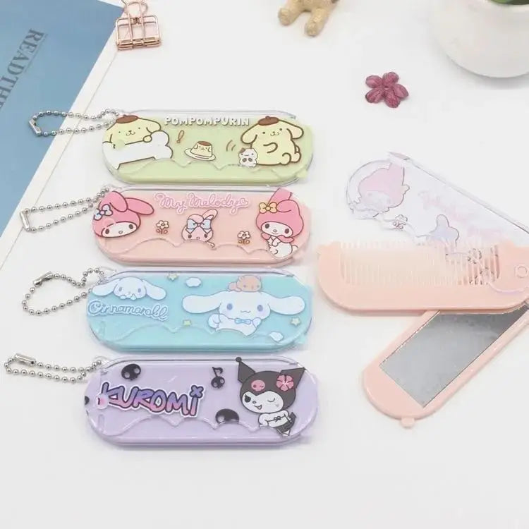 Sanrio Kuromi Comb & Mirror Combination - Image 2