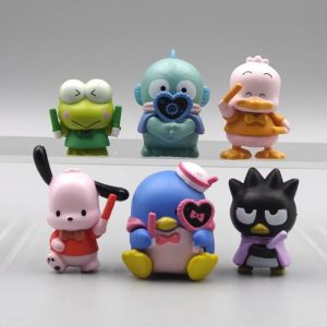 6Pcs/set Sanrio PVC Action Figures