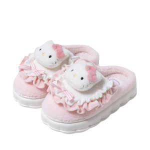 Sanrio Anime Hello Kitty & Cinnamoroll Cotton Warm Slippers