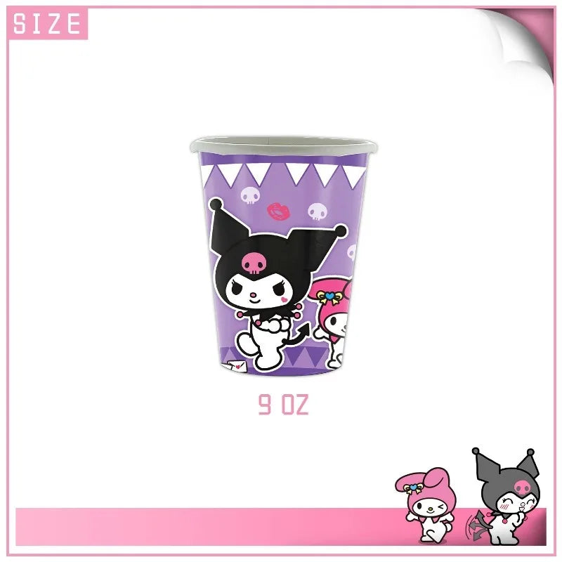 Sanrio Kuromi & My Melody Birthday Party Supplies - Image 3