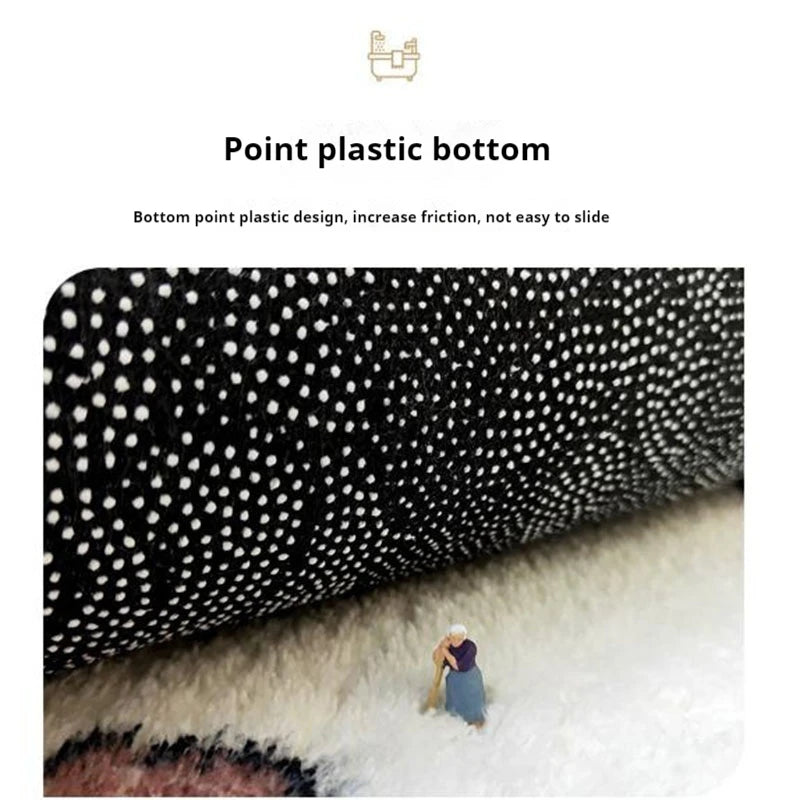 Sanrio Hello Kitty Bedroom Window Stain-Resistant Carpet - Image 6