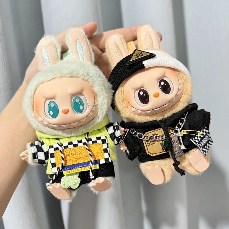 17cm Labubu Plush Doll Clothes - Image 2