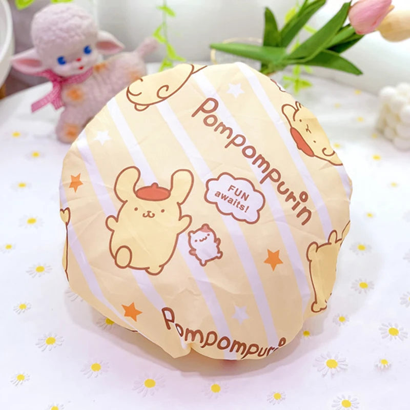 Sanrio Hello Kitty Double-Layer Thickened Large Adult Shower Cap - Image 9