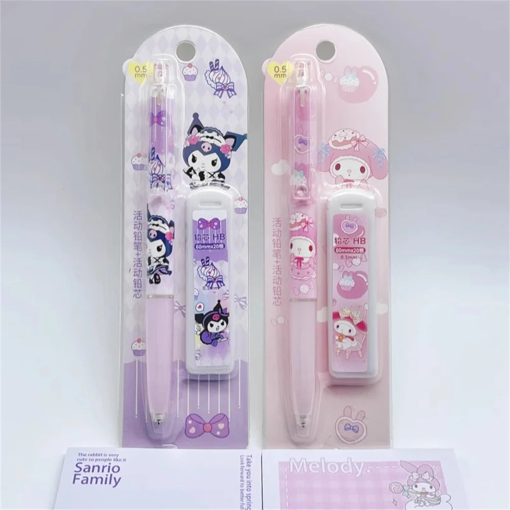 Sanrio Cartoon Mechanical Pencil Set - Image 4