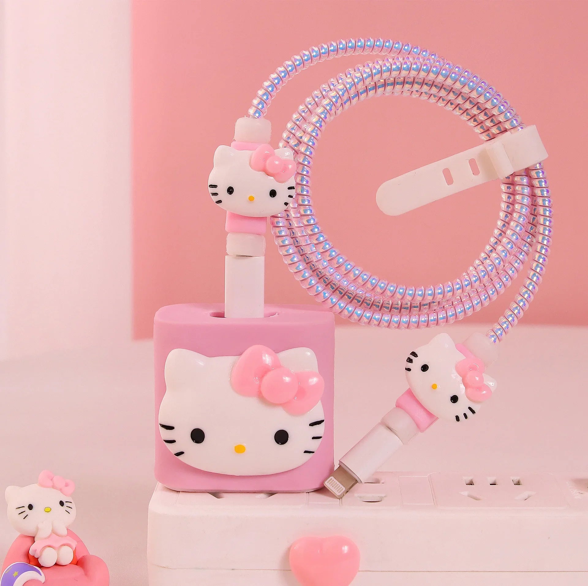 Sanrio Anime Anti-Breaking Apple Data Cable & Protective Case - Image 13