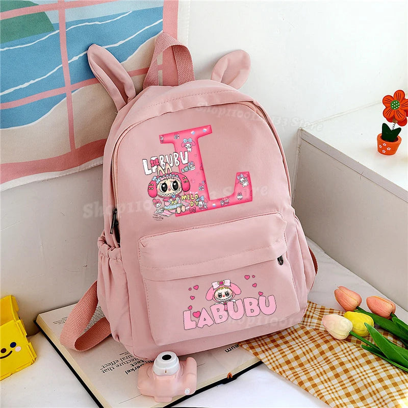 Labubu Melody Girl Kids School Bag - Image 27