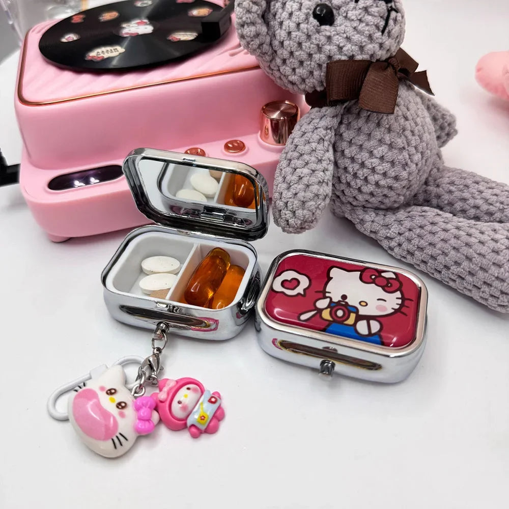 Sanrio Hello Kitty Kawaii Light-Proof Pill Box - Image 5