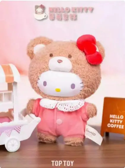 Authentic Toptoy Sanrio Velvet Plush Latte Baby Series Blind Box - Image 6