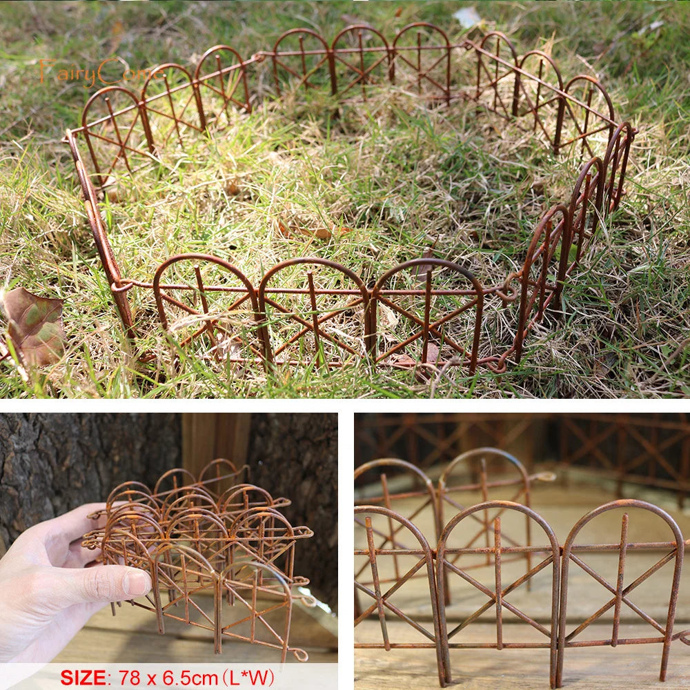Miniature Fairy Garden Metal Table & Chairs Set - Image 48
