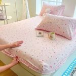 Sanrio Hello Kitty Washed Cotton Bed Cover & Pillow Cover Set