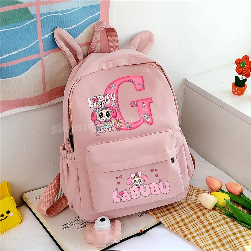 Labubu Melody Girl Kids School Bag - Image 7