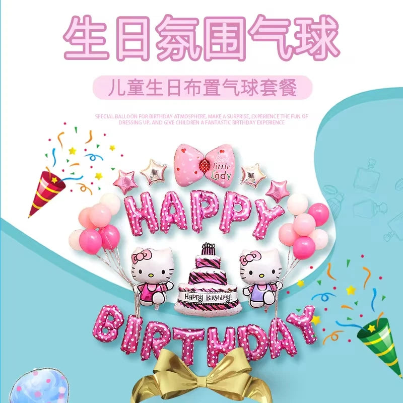 Cute Sanrio Hello Kitty Party Balloon Set - Image 6