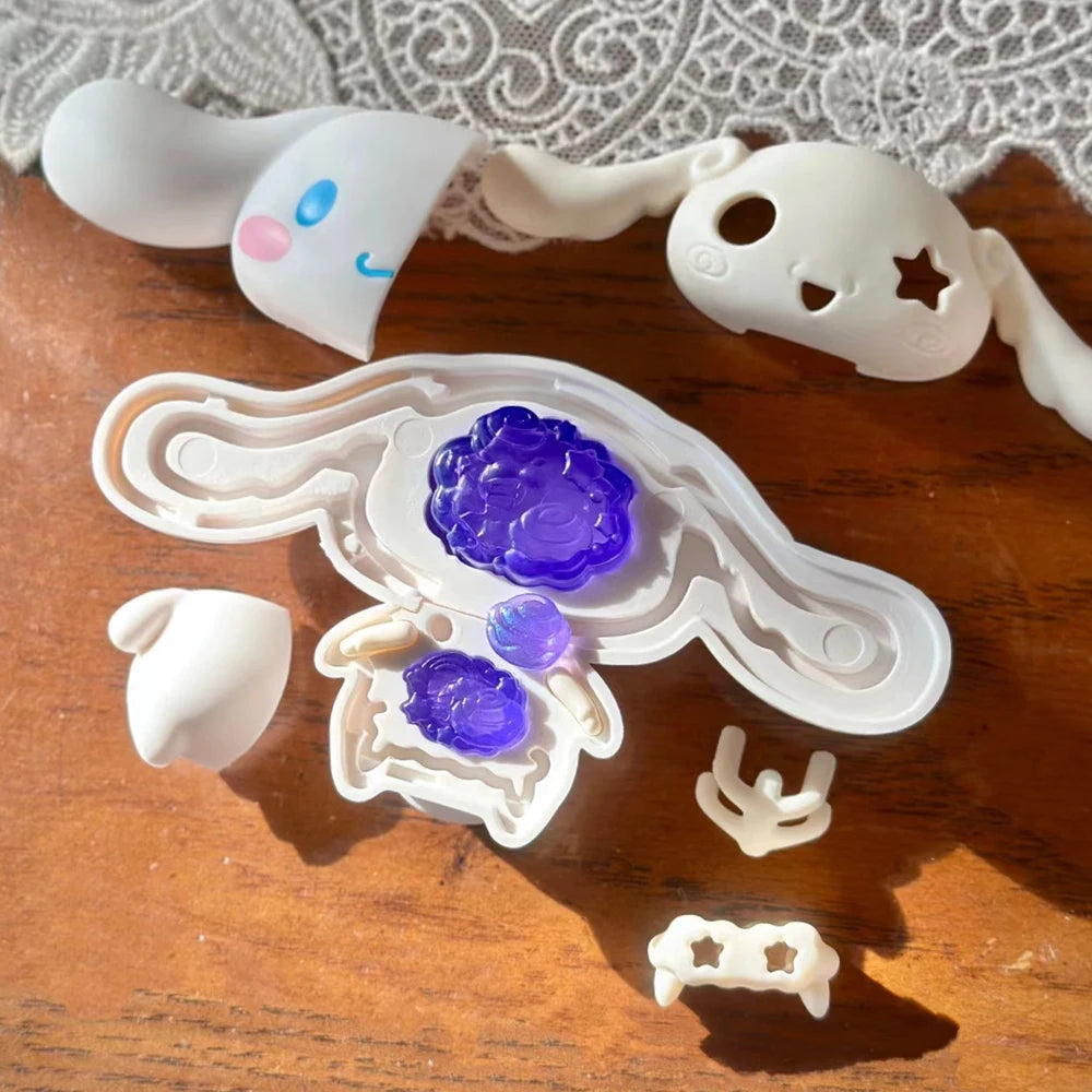 Cartoon Sanrio Box Half Skull Action Figures - Image 4