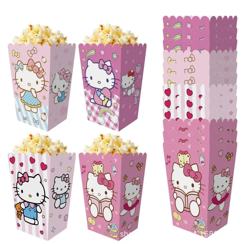12Pcs/Set Sanrio Hello Kitty Theme Candy & Snack Boxes - Image 2
