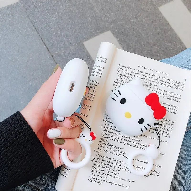 Hello Kitty Silicone Case for AirPods & Bluetooth Headphones - Image 2