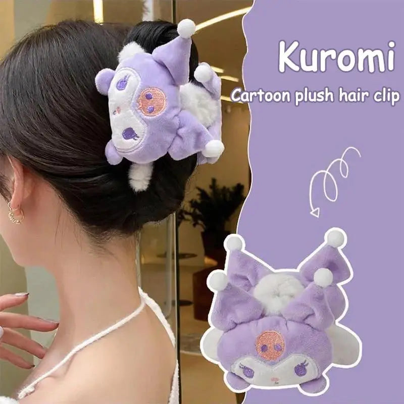 Plush Series Sanrio Kuromi & Cinnamoroll Hair Clip - Image 9