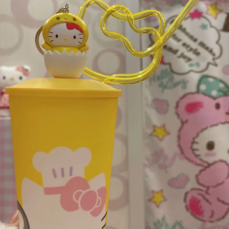 Sanrio Kitty Colorful Straw Set - Image 3