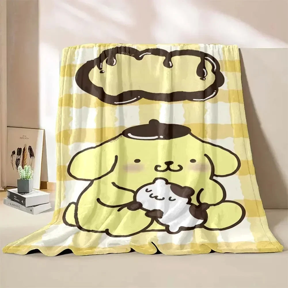 Japanese Pompom Purin Cartoon Blanket - Image 5