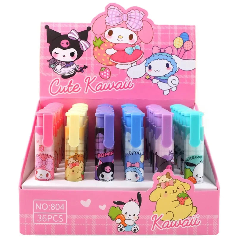 6pcs Sanrio Press Eraser Set - Image 5