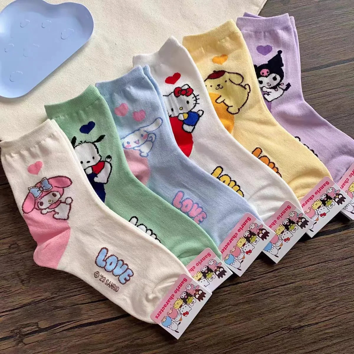Sanrio Cute Cotton Mid-Calf Socks - Image 7