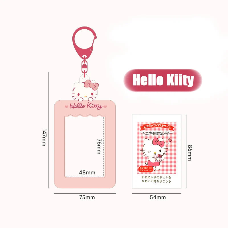 Kawaii Sanrio Hello Kitty Card Holder Keychain - Image 11