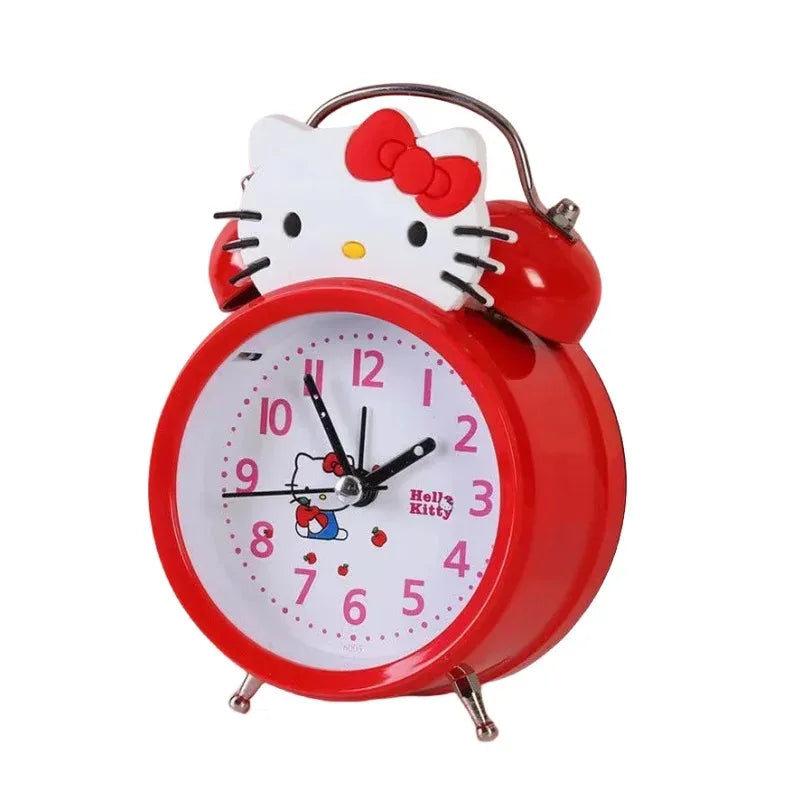 Hello Kitty Anime Peripheral Cartoon Silent Ring Alarm Clock
