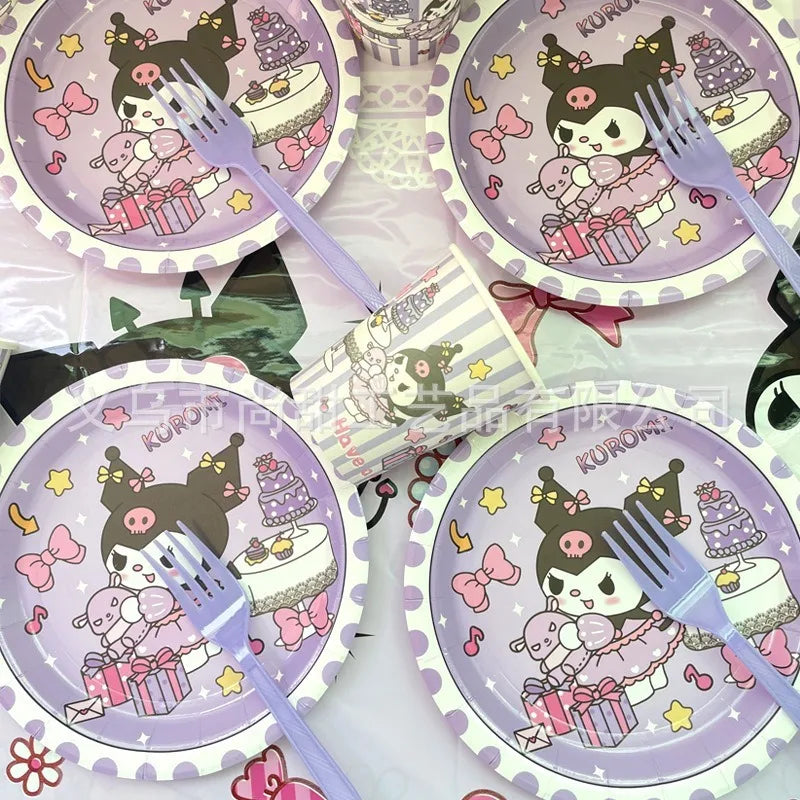 Sanrio Melody & Kuromi Birthday Party Decoration Set - Image 3