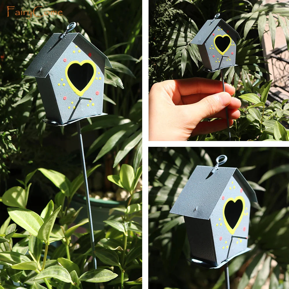 Miniature Fairy Garden Metal Table & Chairs Set - Image 30