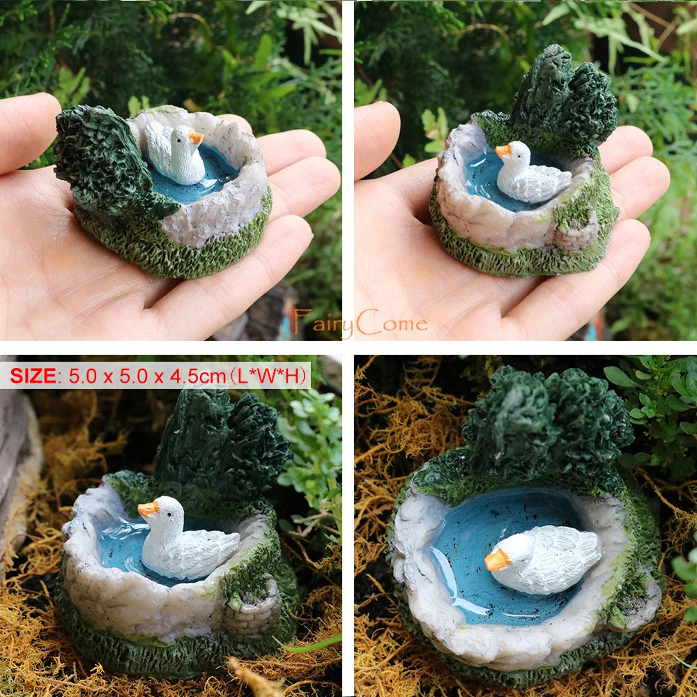 Miniature Fairy Garden Metal Table & Chairs Set - Image 19