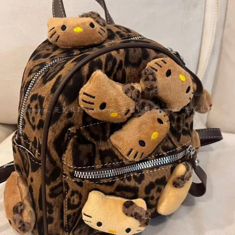 New Sanrio Hello Kitty Spicy Girl Leopard Print Bag - Image 4