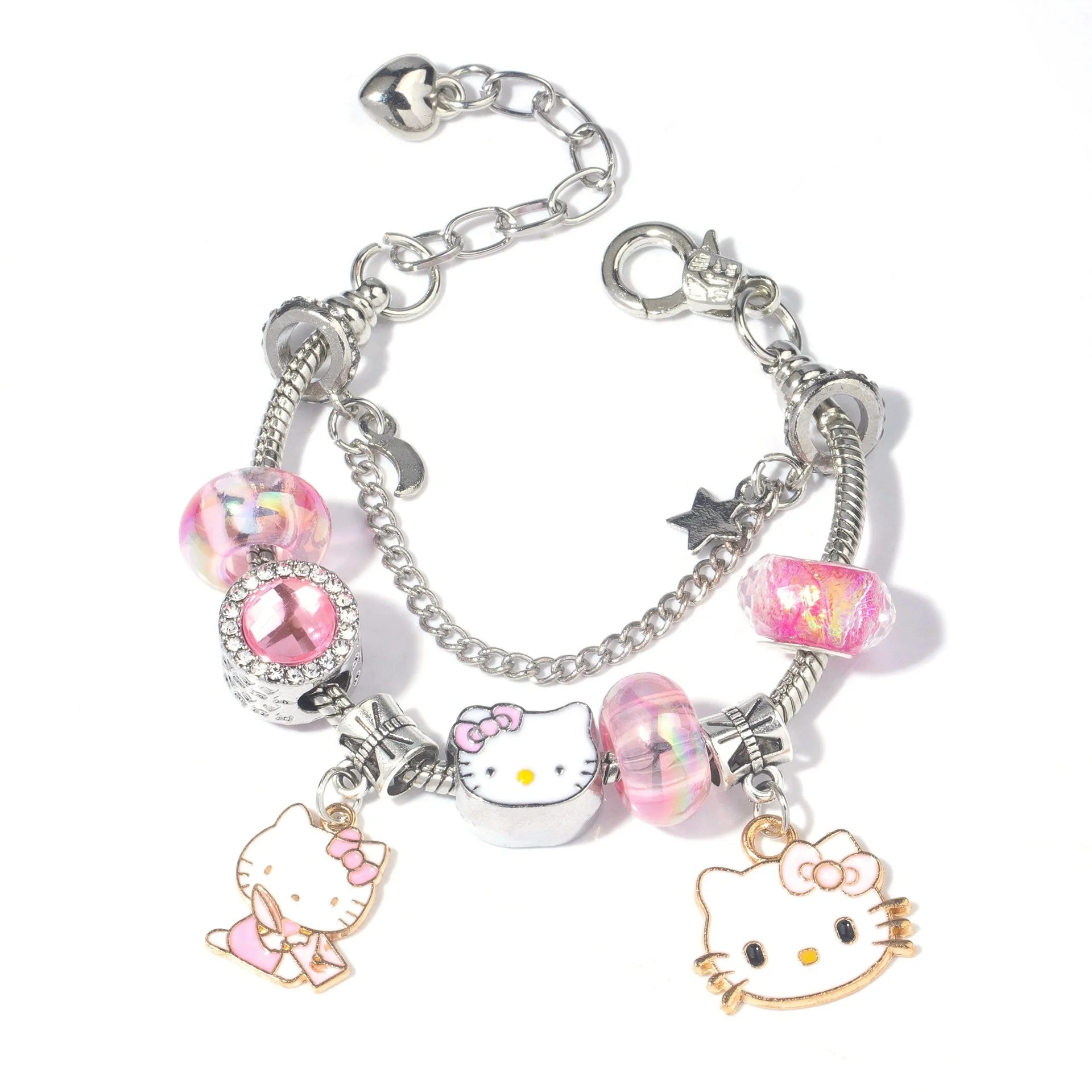 Cartoon Character Kuromi & Melody Adjustable Bracelet - Image 7