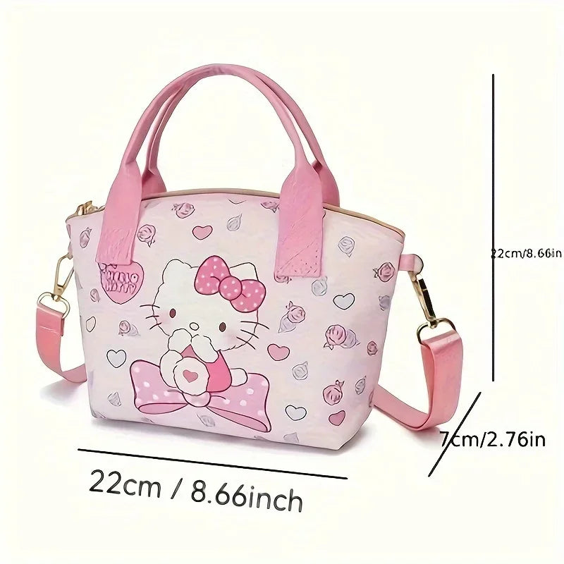 Sanrio Kuromi & Hello Kitty Cartoon Crossbody Bag - Image 3