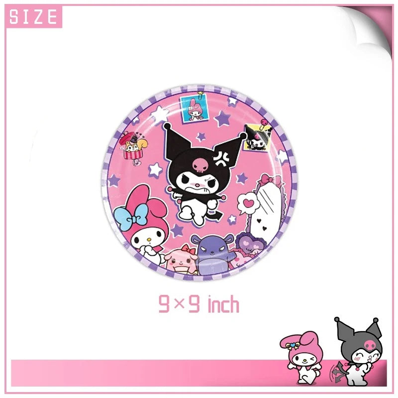 Sanrio Kuromi & My Melody Birthday Party Supplies - Image 12