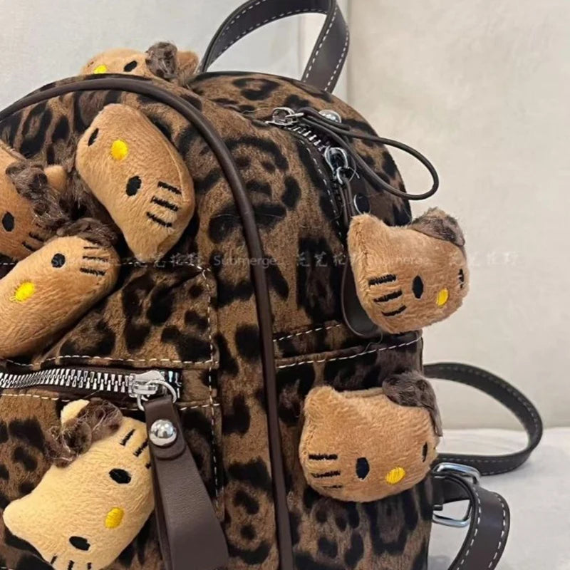 New Sanrio Hello Kitty Spicy Girl Leopard Print Bag - Image 5