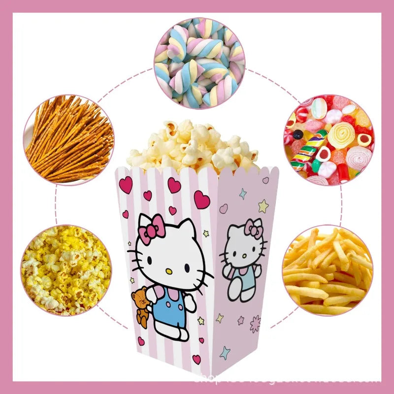 12Pcs/Set Sanrio Hello Kitty Theme Candy & Snack Boxes - Image 3