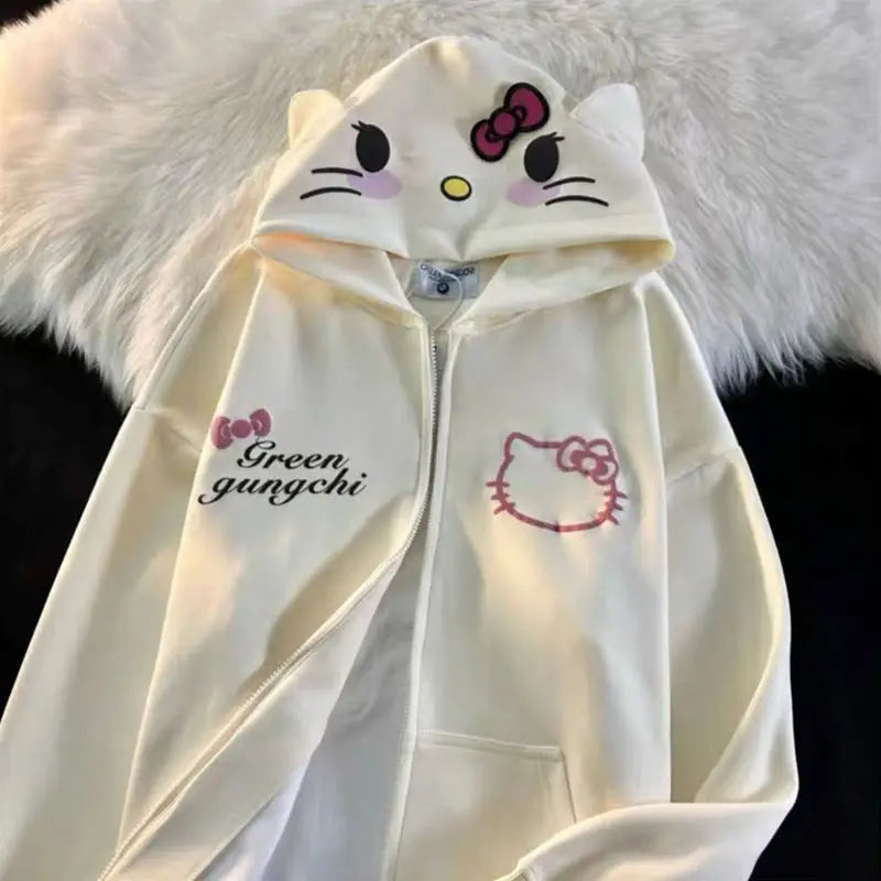 Sanrio Kawaii Hello Kitty Hoodie Sweater - Image 7
