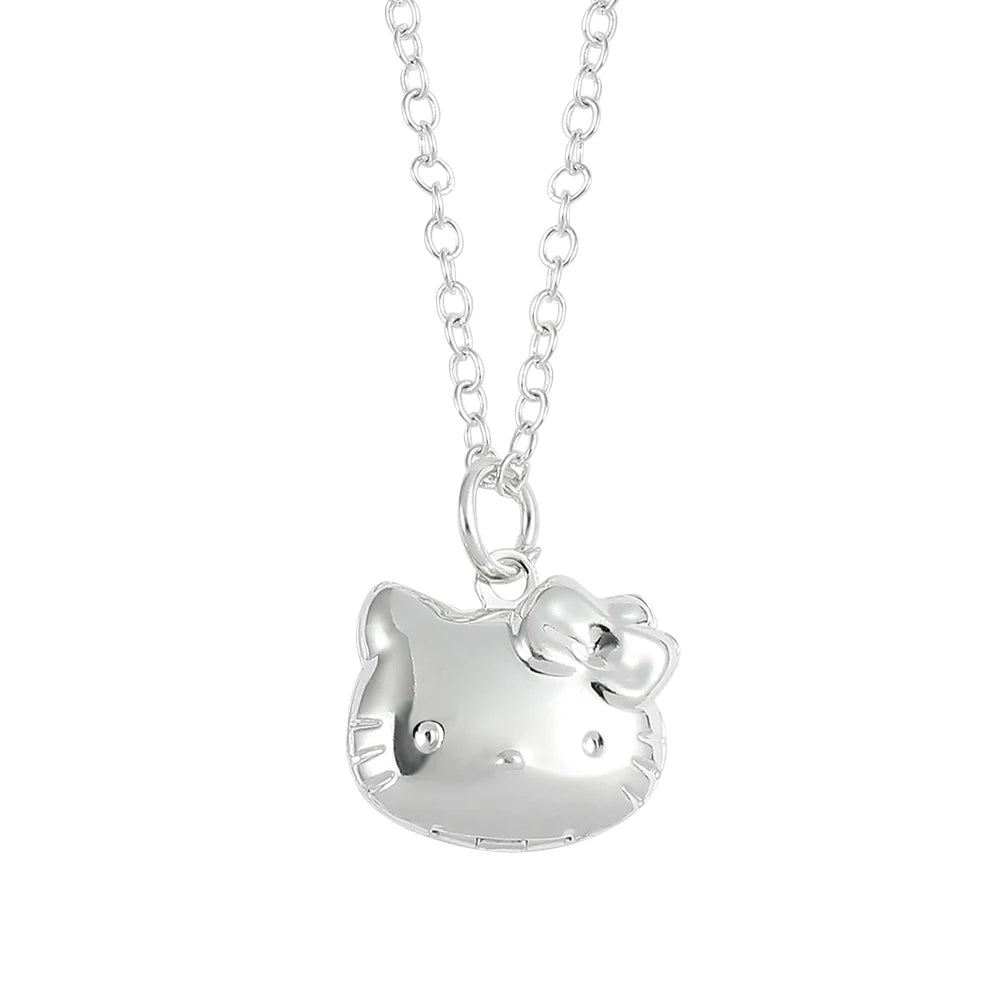 Y2K Hello Kitty Sanrio Necklace with Imitation Pearl Chain - Image 7