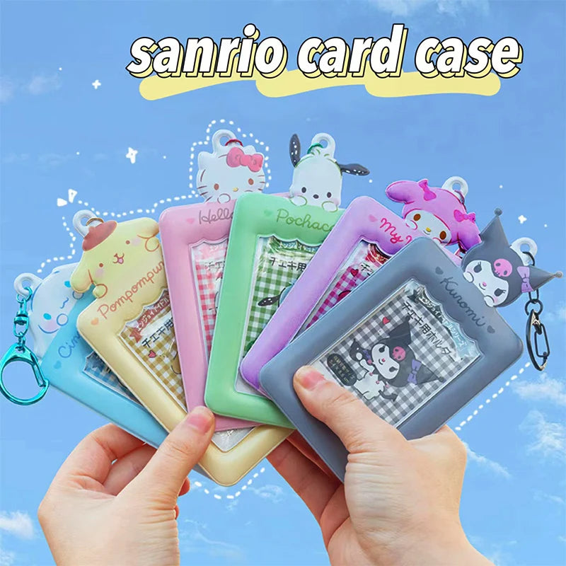 Kawaii Sanrio Hello Kitty Card Holder Keychain - Image 2