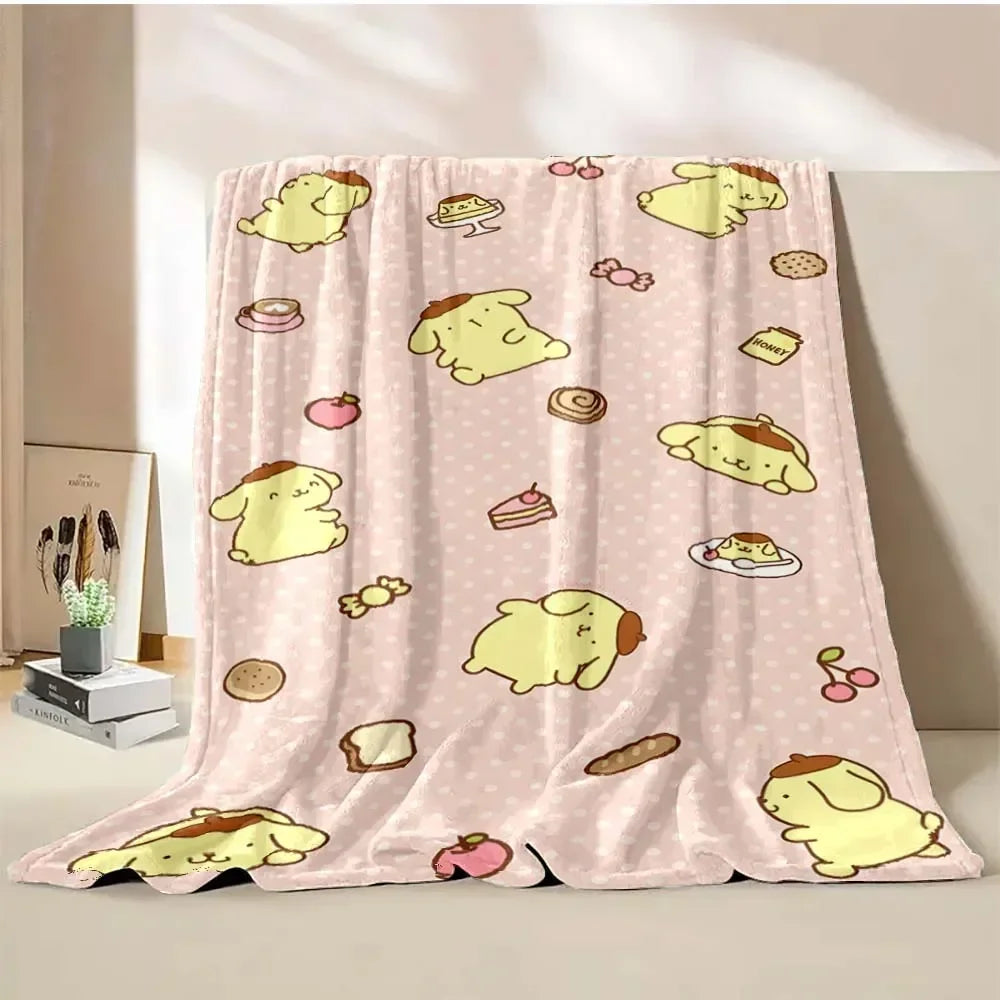 Japanese Pompom Purin Cartoon Blanket - Image 11