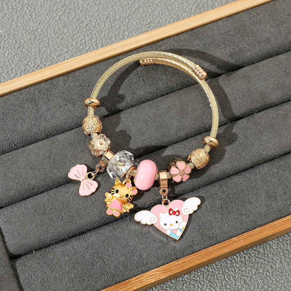 Sanrio Angel Hello Kitty Charms Bracelet - Image 4