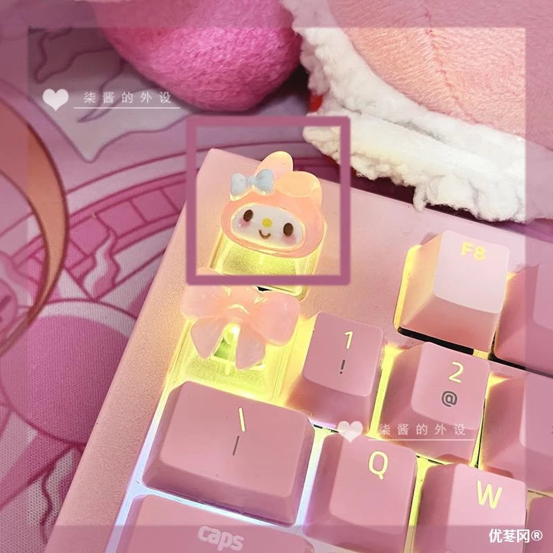 Sanrio Translucent Mechanical Keyboard Keycaps - Image 2