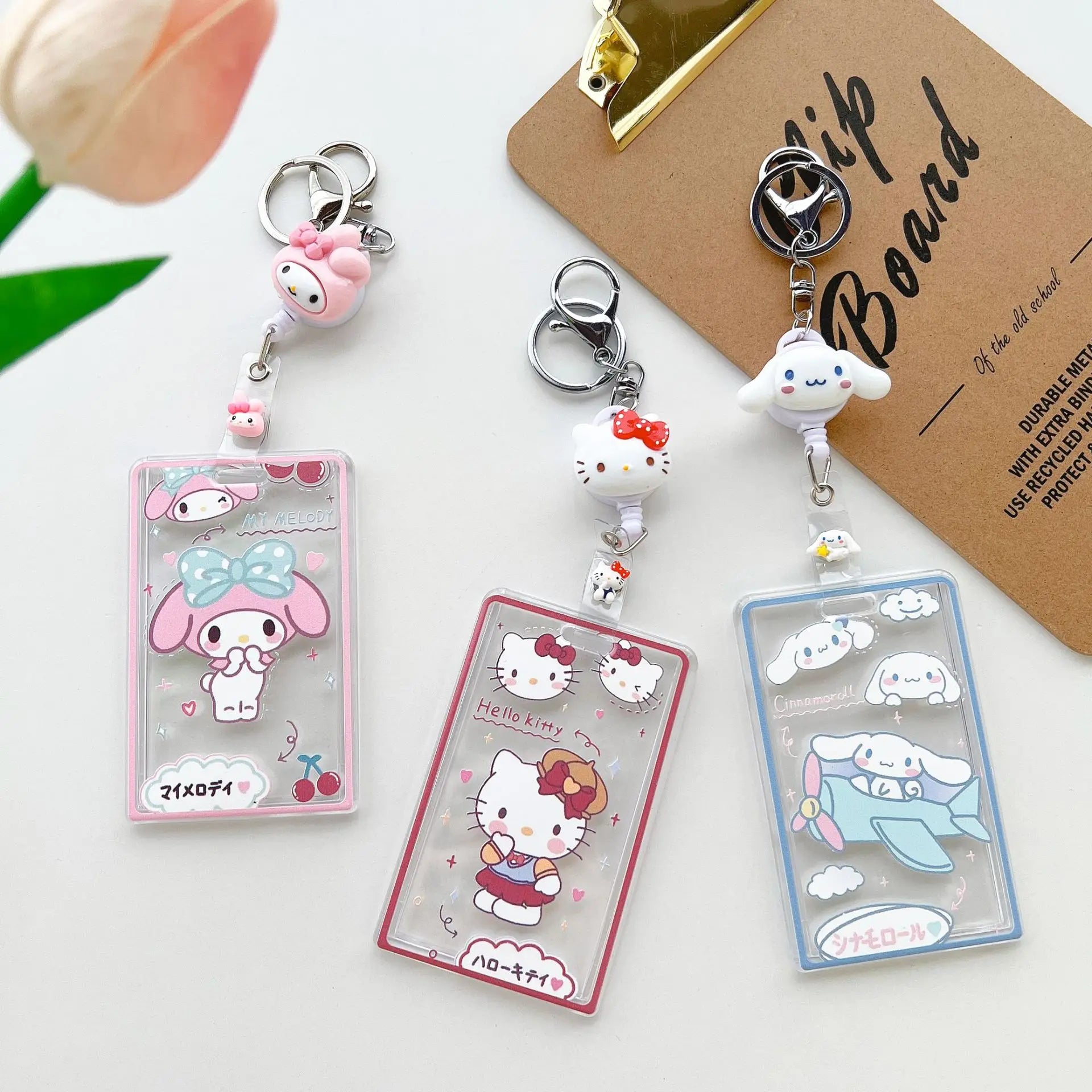 New Sanrio Hello Kitty Retractable Card Holder - Image 2