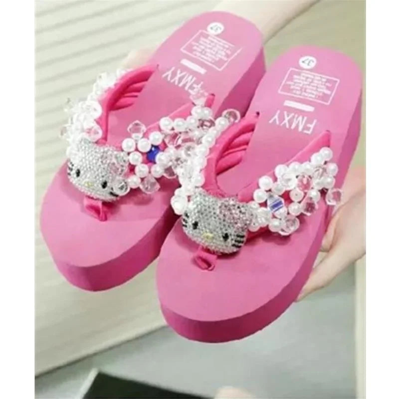 Hello Kitty Sanrio Soft Flip Flop Sandals - Image 6