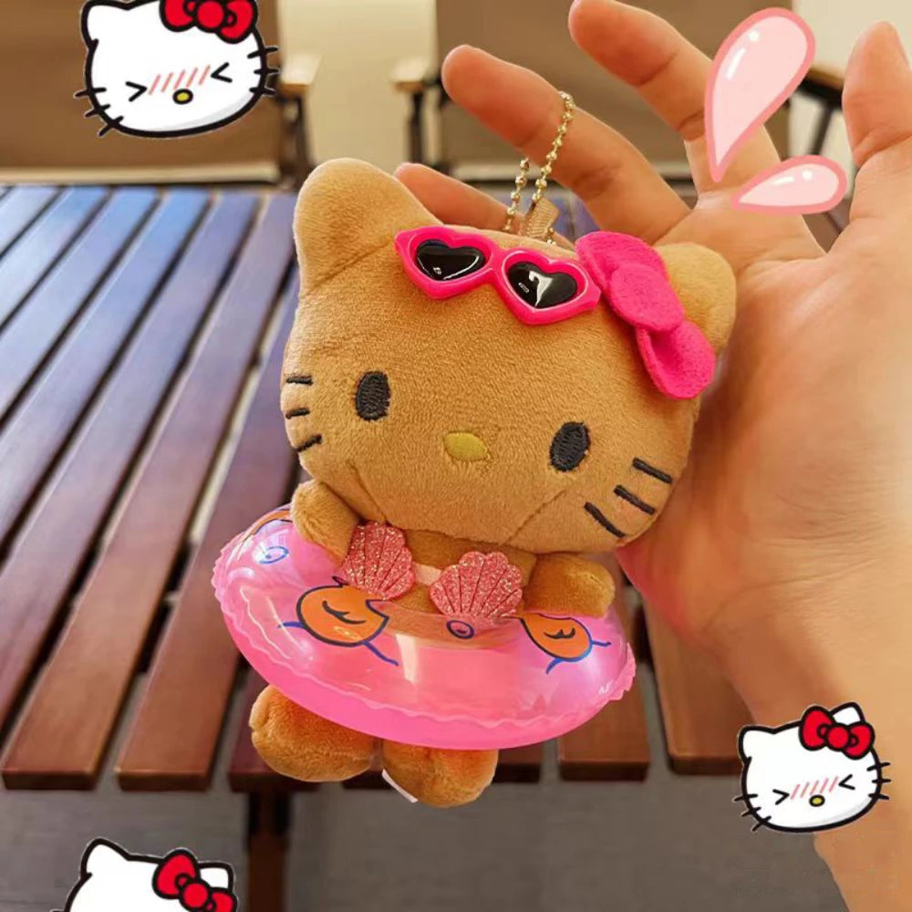 Sanrio Hello Kitty Plush Swim Ring Pendant - Image 4
