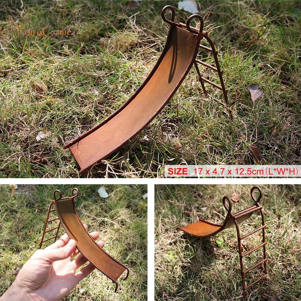 Miniature Fairy Garden Metal Table & Chairs Set - Image 47