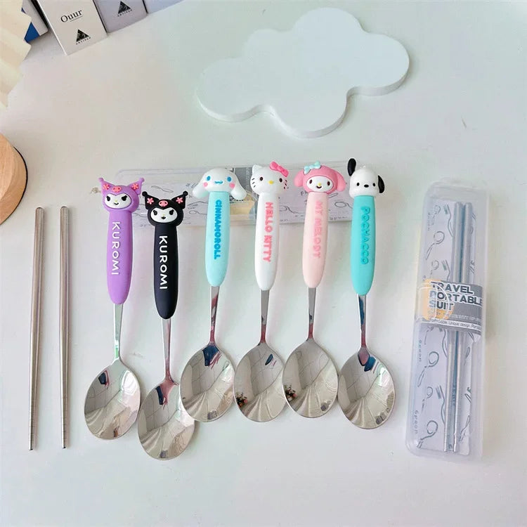 Sanrio Hello Kitty & Cinnamoroll Chopsticks Set - Image 2